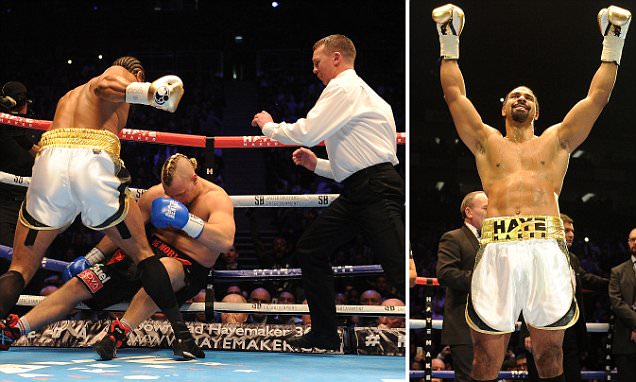 David Haye `Cuti` 3,5 Tahun, Hanya 131 Detik Jatuhkan KO Mark de Mori